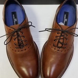 Winthrop Shoes Wingtip Suede Derby Shoe Blue Men/'s